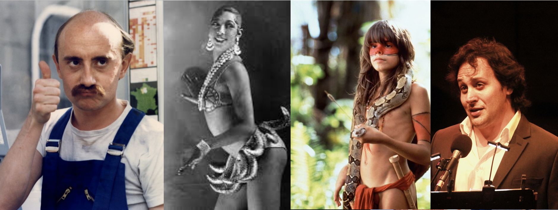 Michel Blanc, Joséphine Baker, Ludwig Briand et Omar Hassan